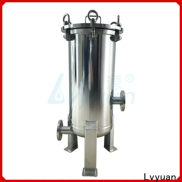 Lvyuan best stainless filter housing with fin end cap for food and beverage 1