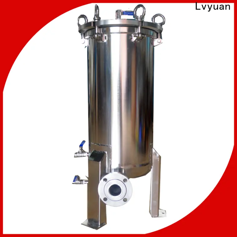 Lvyuan efficient stainless steel cartridge filter housing with core for sea water treatment 1