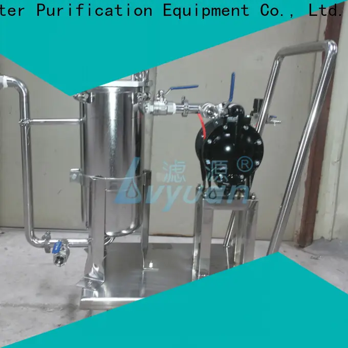 Lvyuan high end stainless steel bag filter housing with core for oil fuel1 1