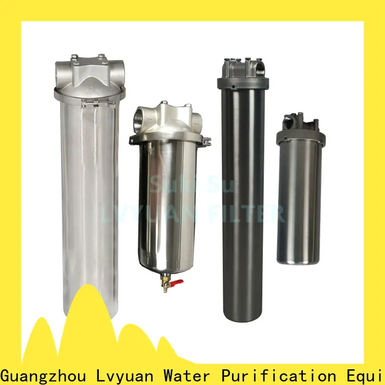 Lvyuan stainless steel filter housing manufacturers with fin end cap for sea water desalination2 1
