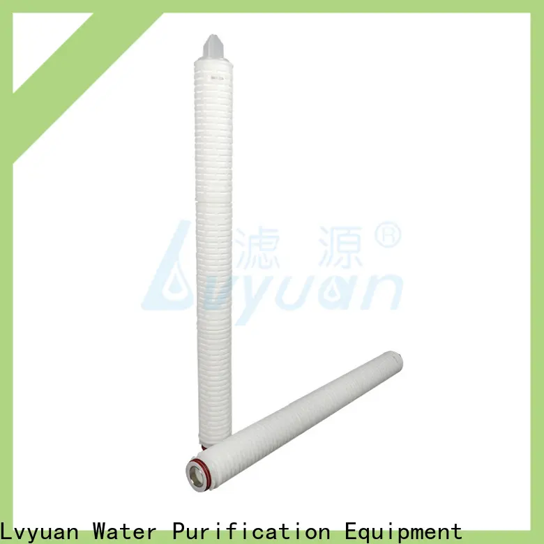 Lvyuan pvdf pleated water filters supplier for food and beverage1 1