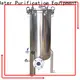 professional stainless water filter housing with fin end cap for sea water treatment 1