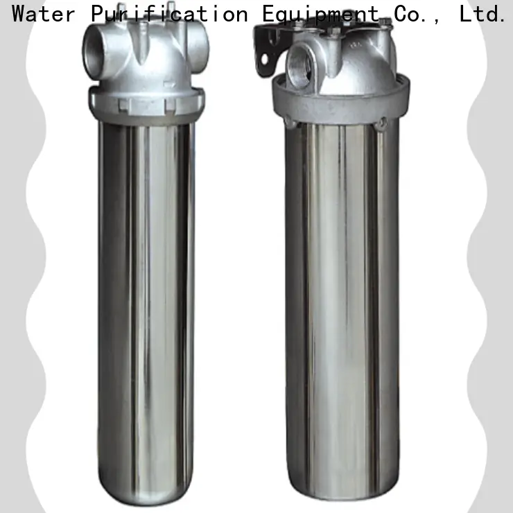 porous stainless steel cartridge filter housing with fin end cap for food and beverage 1