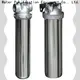 porous stainless steel cartridge filter housing with fin end cap for food and beverage 1