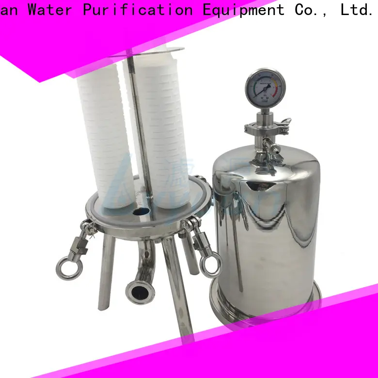 high end stainless steel cartridge filter housing with core for sea water treatment 1