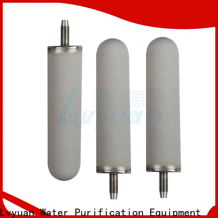 titanium sintered filter cartridge rod for food and beverage 1