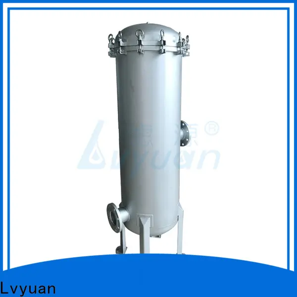 Lvyuan stainless steel bag filter housing with fin end cap for sea water treatment1 1
