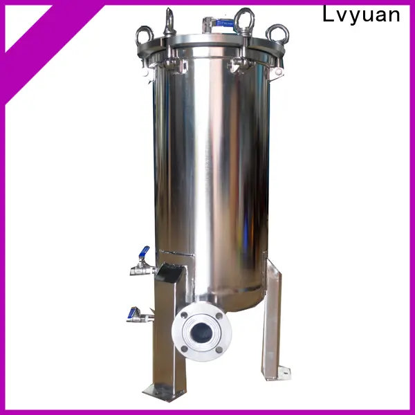 Lvyuan efficient ss bag filter housing with core for sea water desalination 1