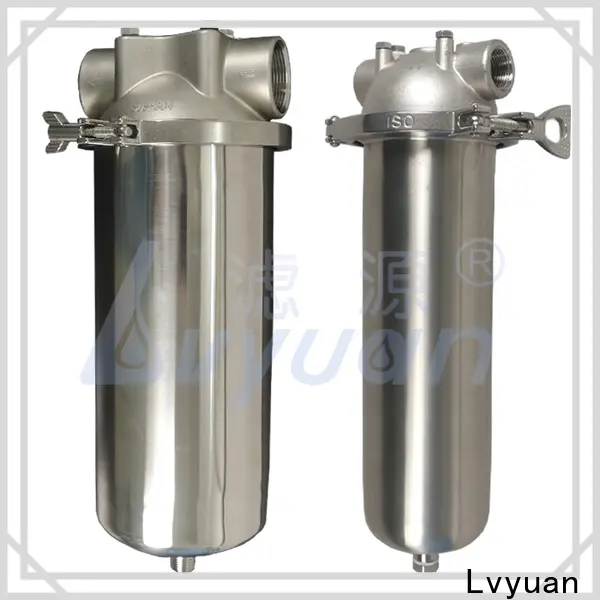 Lvyuan professional stainless steel cartridge filter housing with fin end cap for industry 1