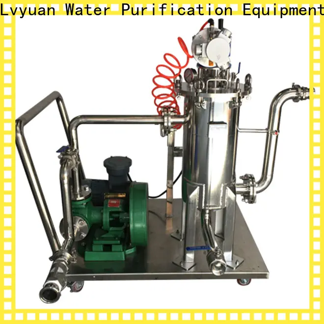 Lvyuan porous stainless steel bag filter housing with core for sea water desalination1 1
