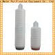 Lvyuan pleated filter cartridge suppliers with stainless steel for organic solvents 1