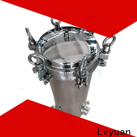 Lvyuan ss filter housing with fin end cap for industry 1