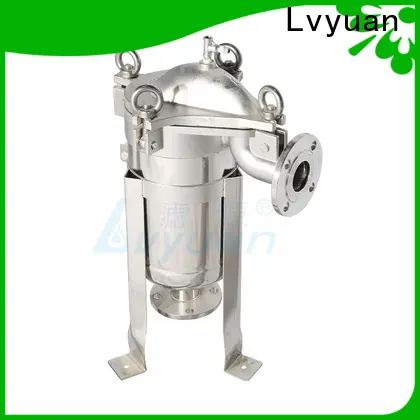 Lvyuan efficient stainless steel bag filter housing with core for sea water treatment 1