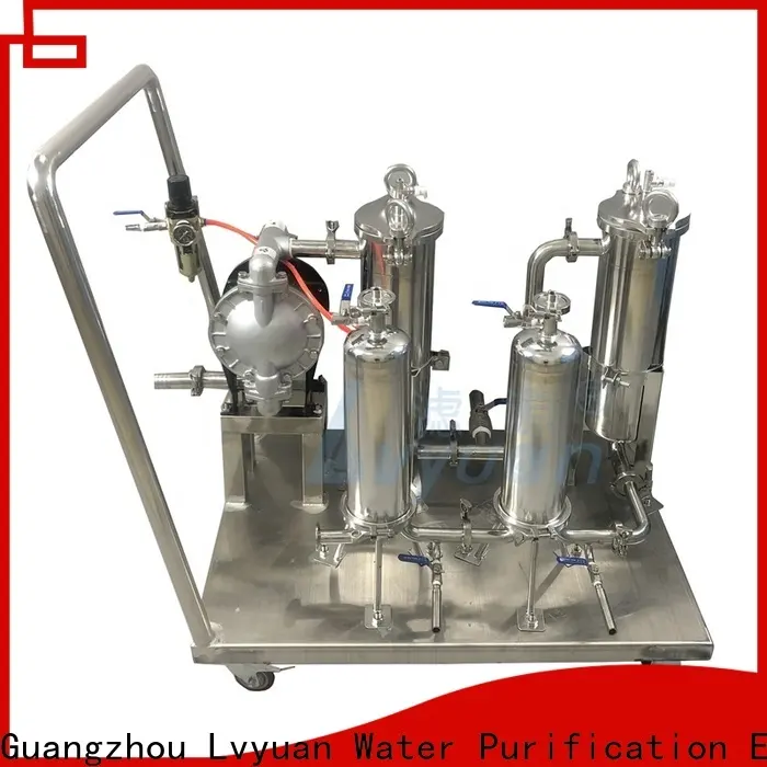 Lvyuan porous ss cartridge filter housing with fin end cap for sea water treatment 1