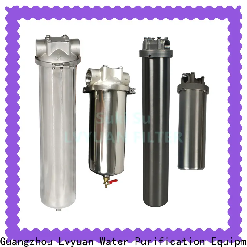 Lvyuan porous stainless steel bag filter housing with core for sea water treatment 1