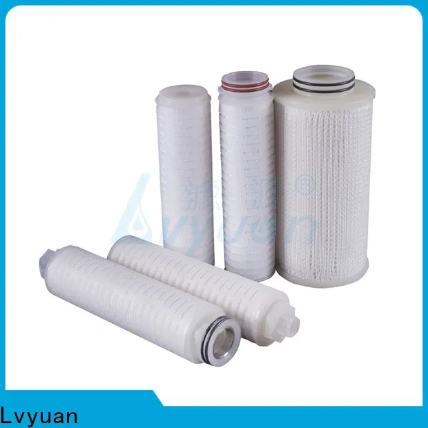 Lvyuan pleated water filters with stainless steel for industry 1