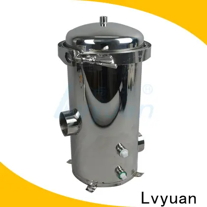 Lvyuan high end stainless steel bag filter housing with fin end cap for oil fuel 1