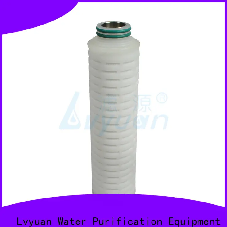 pes pleated filter element manufacturer for food and beverage 1
