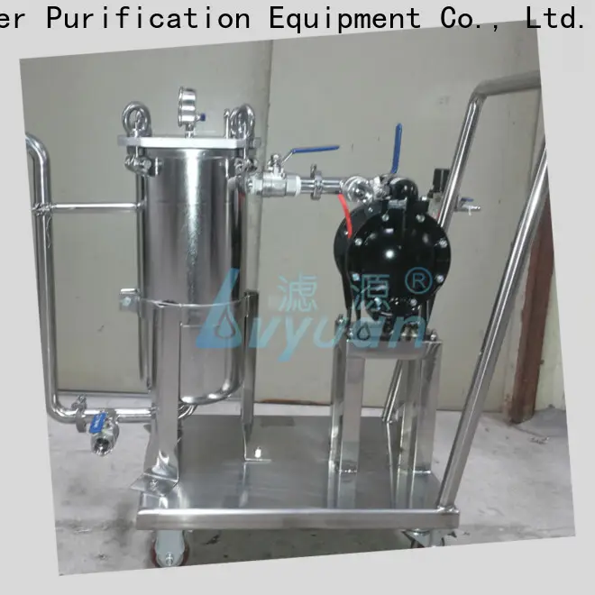 Lvyuan stainless water filter housing with fin end cap for sea water desalination2 1