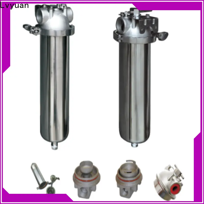 efficient stainless steel cartridge filter housing with core for food and beverage 1