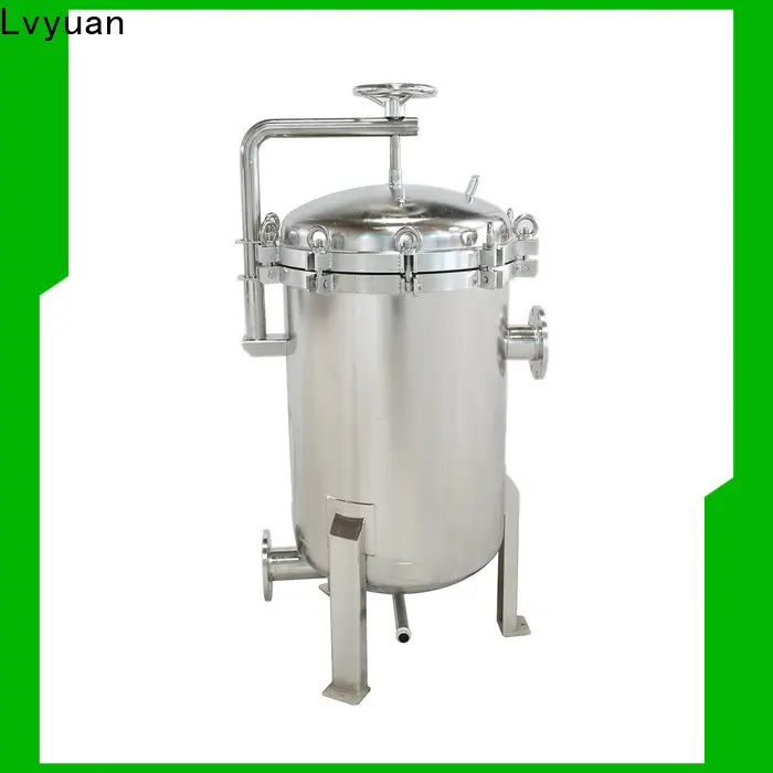 Lvyuan porous ss filter housing with fin end cap for food and beverage 1