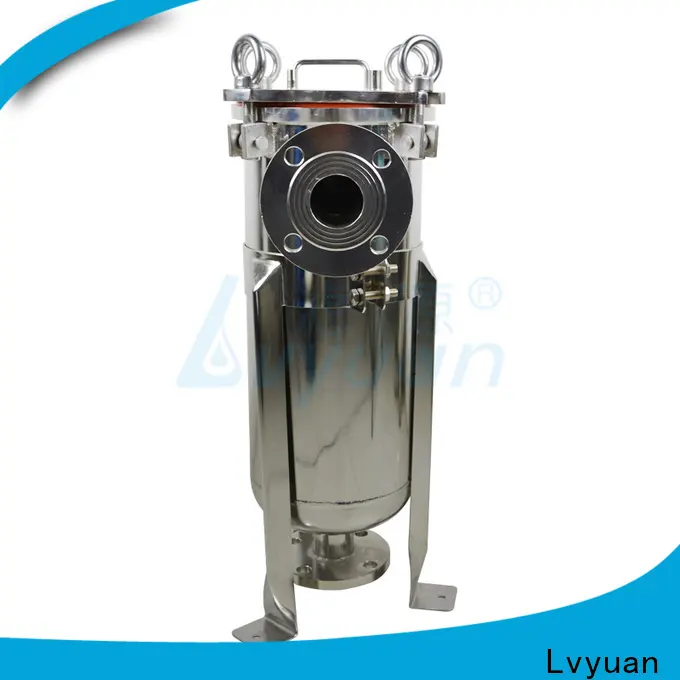 Lvyuan ss filter housing with fin end cap for food and beverage 1
