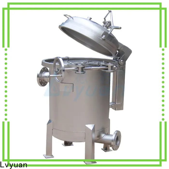porous stainless water filter housing with core for food and beverage 1