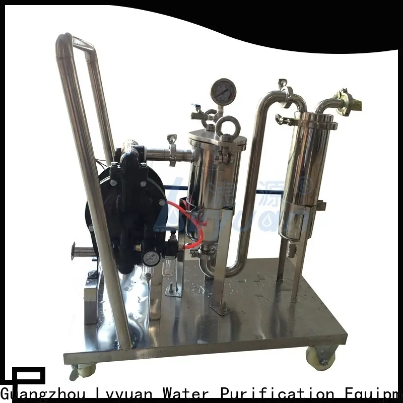 professional stainless steel bag filter housing with core for sea water treatment 1