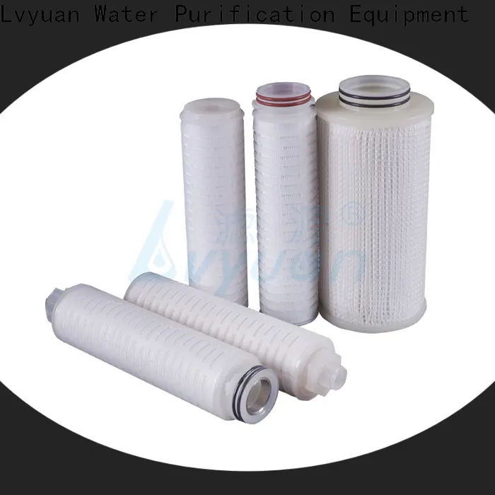 membrane pleated filter cartridge suppliers with stainless steel for liquids sterile filtration 1