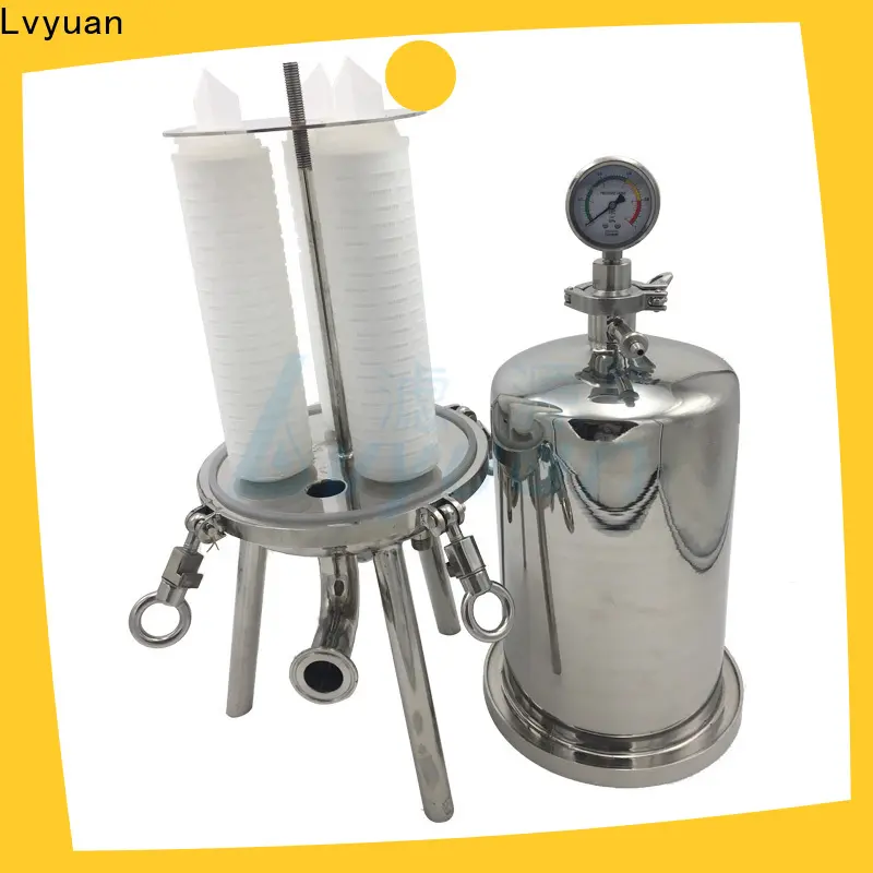 Lvyuan titanium ss filter housing housing for food and beverage 1