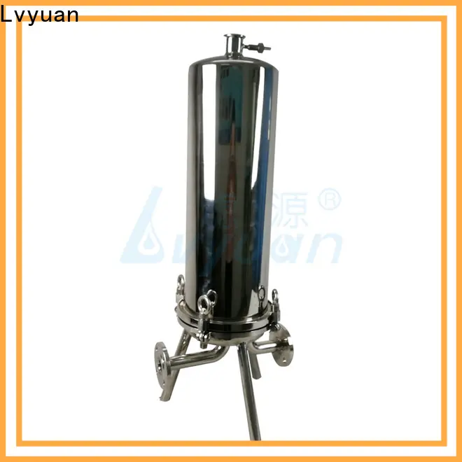 efficient stainless filter housing with fin end cap for sea water desalination 1