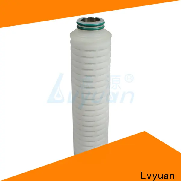 Lvyuan pleated filter element with stainless steel for liquids sterile filtration1 1