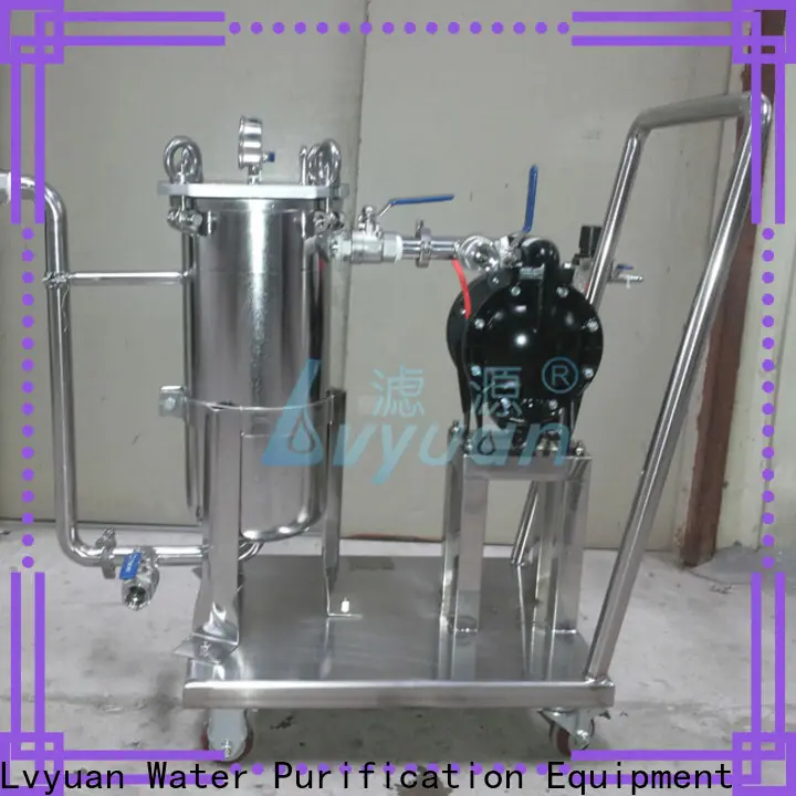 Lvyuan professional stainless steel bag filter housing housing for food and beverage 1