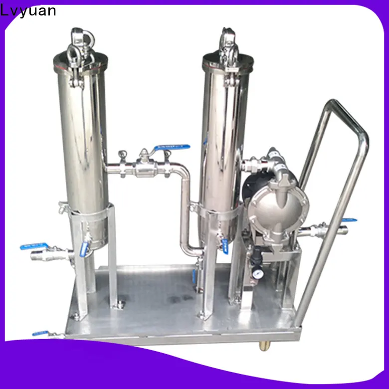 high end ss bag filter housing with core for sea water desalination 1