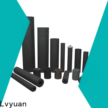 Lvyuan block sintered powder metal filter rod for food and beverage1 1