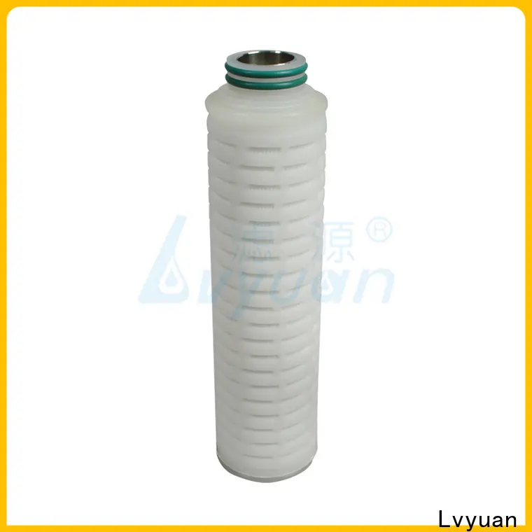 Lvyuan membrane pleated filter cartridge suppliers manufacturer for food and beverage 1
