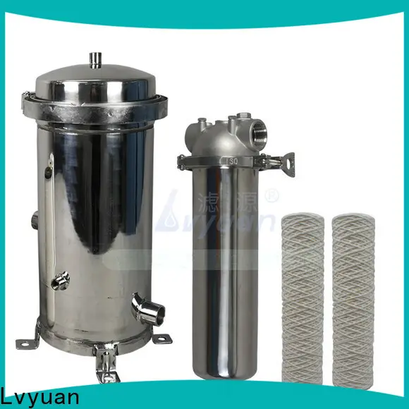 Lvyuan stainless water filter housing with fin end cap for food and beverage2 1