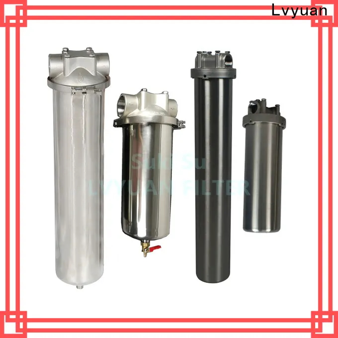 Lvyuan stainless steel filter housing manufacturers with fin end cap for oil fuel4 1