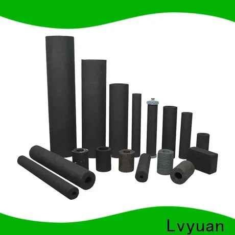 Lvyuan porous sintered stainless steel filter rod for sea water desalination 1