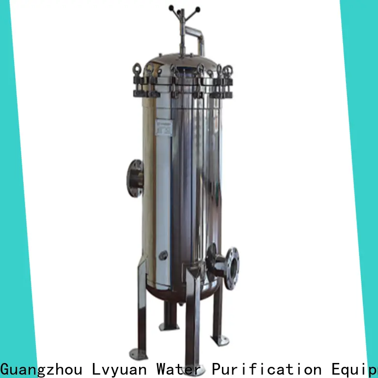 Lvyuan porous stainless steel bag filter housing housing for food and beverage 1