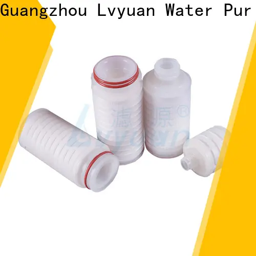 ptfe pleated filter with stainless steel for food and beverage 1
