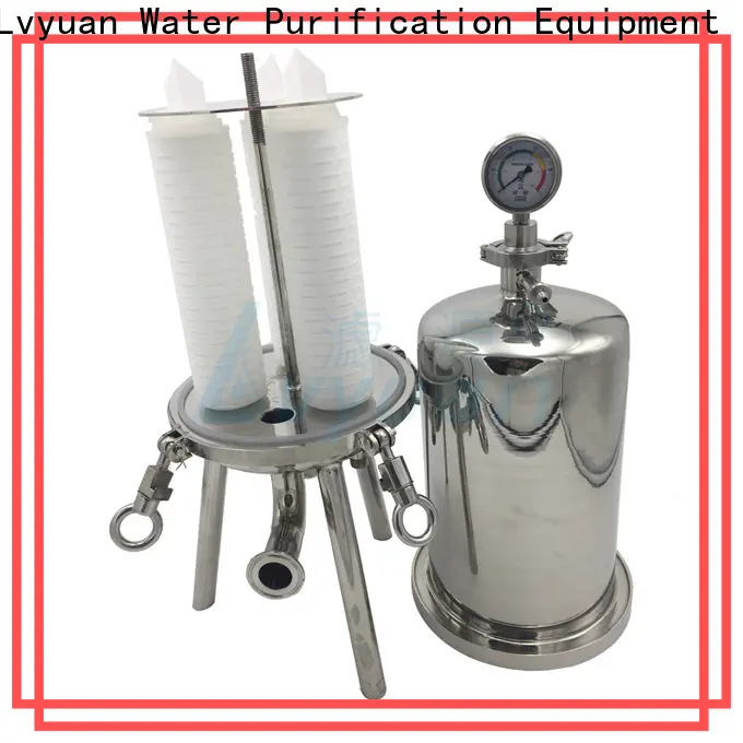 Lvyuan porous stainless steel water filter housing housing for sea water treatment 1