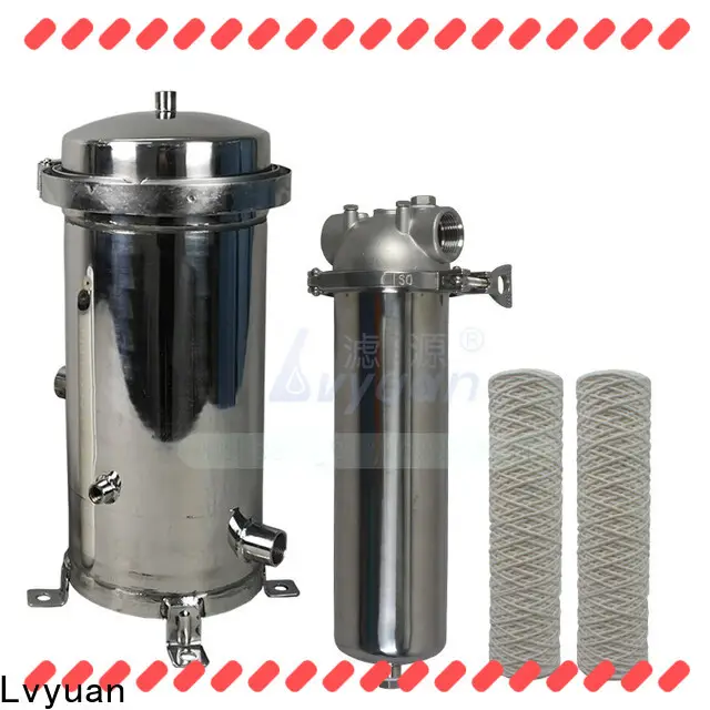efficient ss bag filter housing with fin end cap for sea water treatment 1