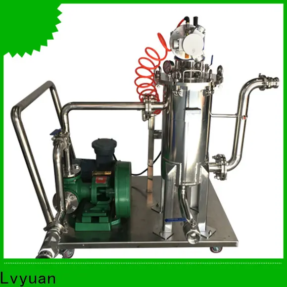 Lvyuan titanium ss bag filter housing with core for oil fuel 1