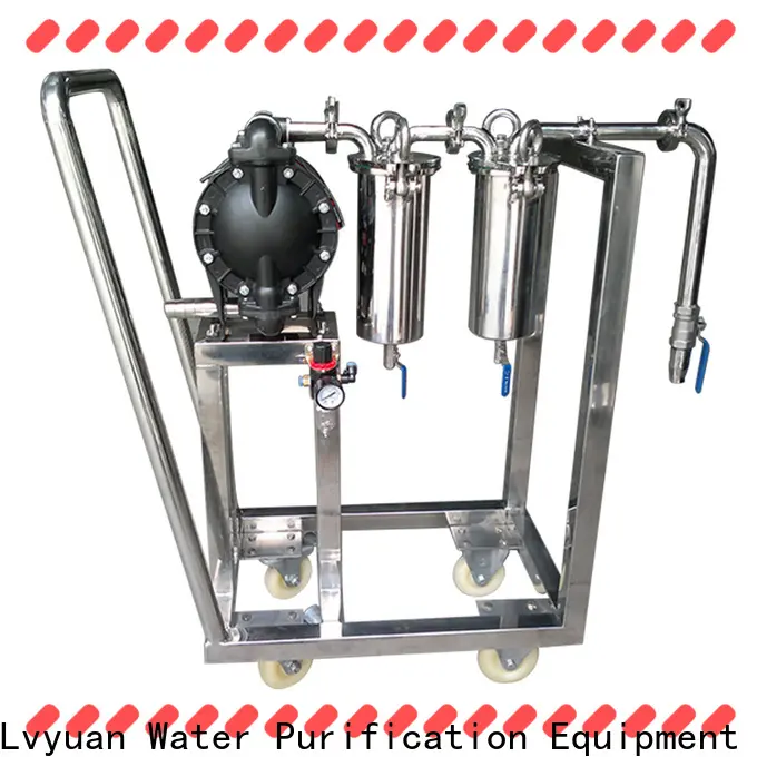 Lvyuan efficient ss bag filter housing with core for food and beverage1 1