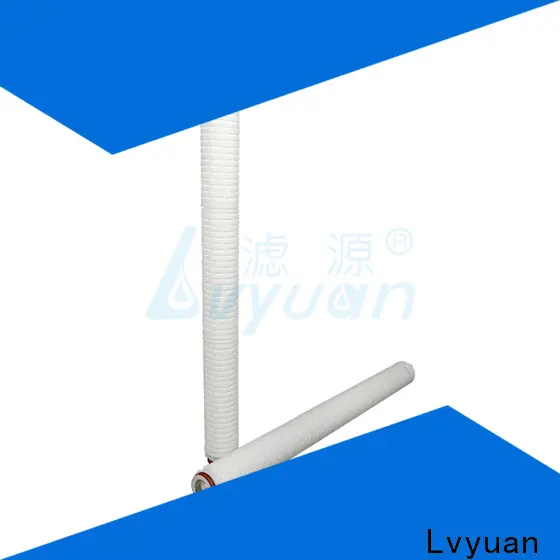 Lvyuan pes pleated filter manufacturers with stainless steel for industry 1