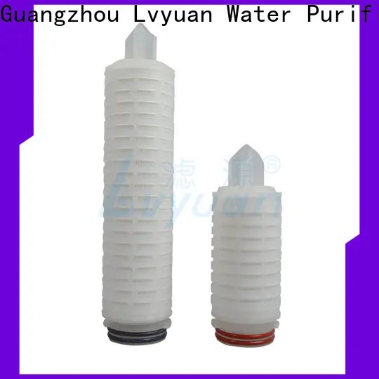 Lvyuan ptfe pleated filter element with stainless steel for industry1 1