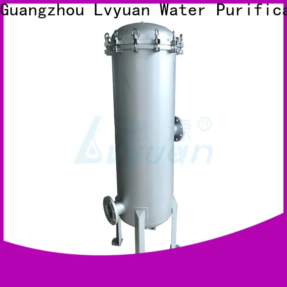 Lvyuan high end stainless steel bag filter housing with fin end cap for industry 1