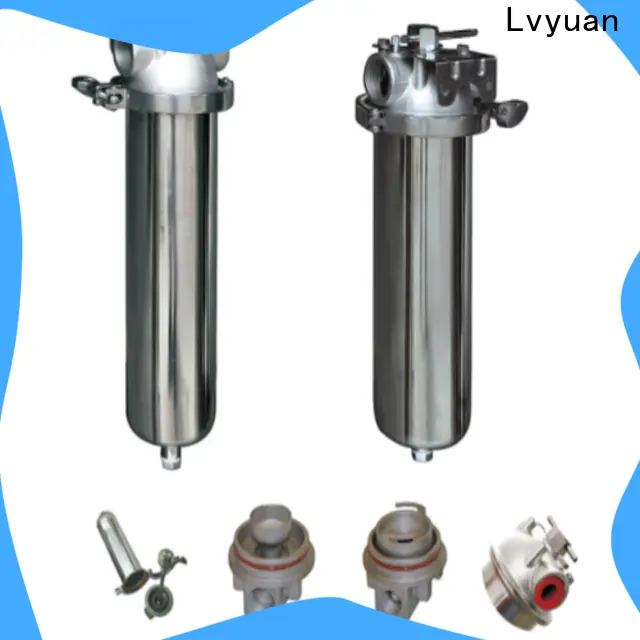 efficient stainless steel cartridge filter housing with core for sea water desalination 1