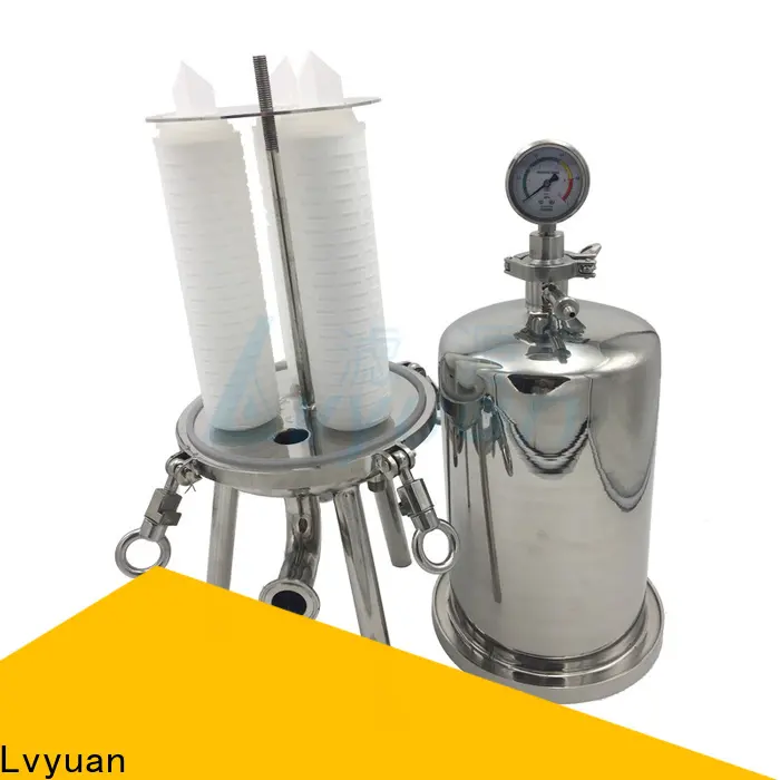 Lvyuan ss filter housing manufacturers with core for food and beverage3 1